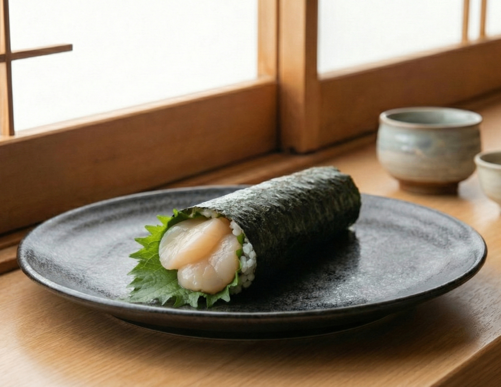 Hokkaido Scallop Handroll